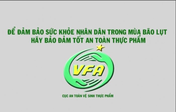 Thông điệp bảo đảm VSATTP trong mùa bão lụt